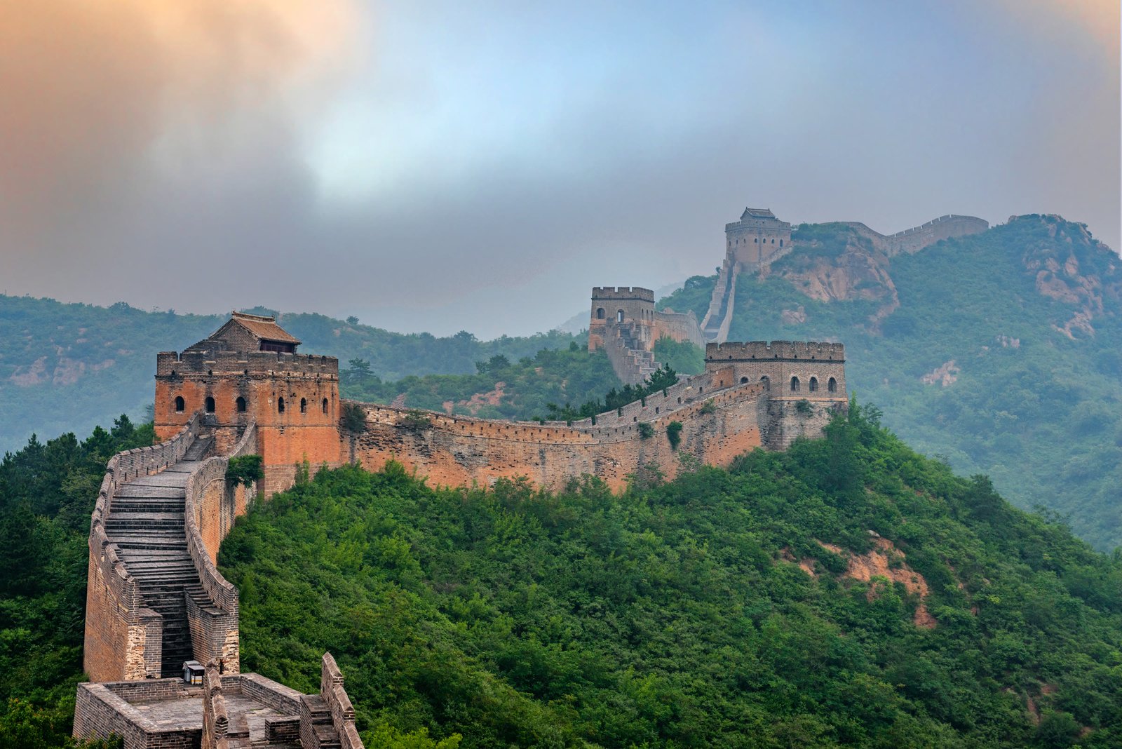 Grande Muralha da China no trecho de Jinshanling