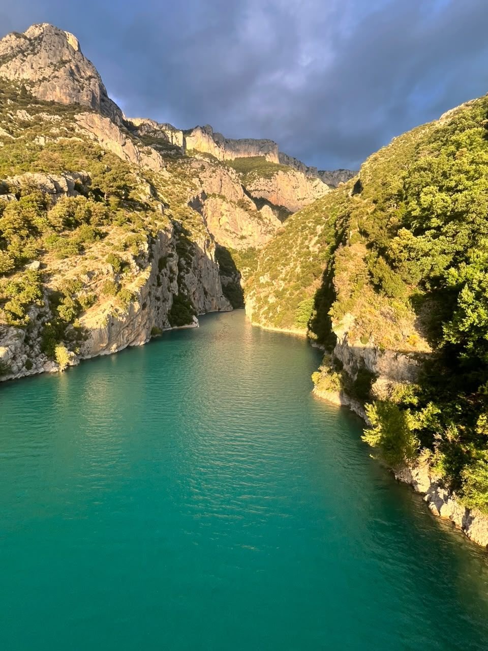 Garganta do Verdon ao entardecer